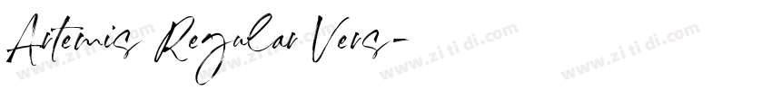 Artemis Regular Vers字体转换